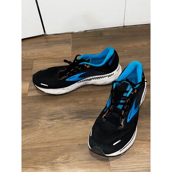 Brooks Adrenaline GTS 21 Black/Blue Lightweight & Cushioned Men's Running Shoes - Picture 9 of 9